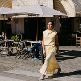 Hakken met open teen - Light Blue