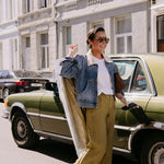 Linnen broek - Olive