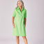 Korte jurk met smok - Neon green