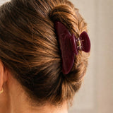 Hair clip - Burgundy