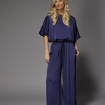 Pien blouse met pofmouwen - Navy