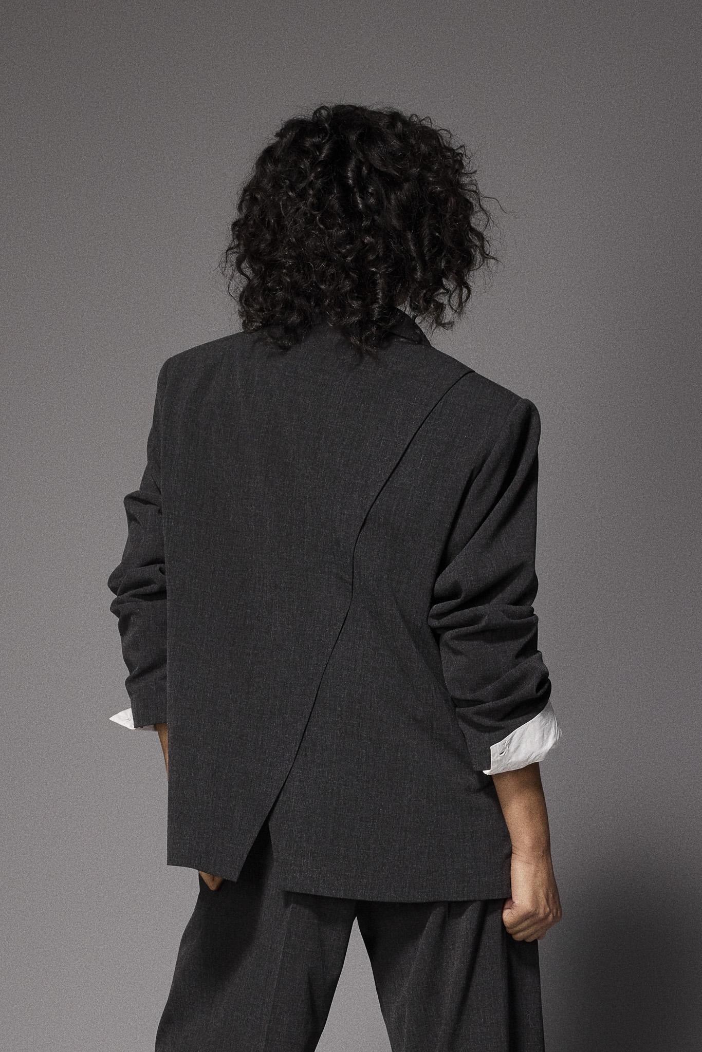 Iowa oversized blazer - Grey