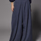 Texas pantalon met dubbele bandplooi - Navy