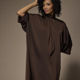 Gala omkeerbare mini jurk - Brown