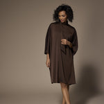 Gala omkeerbare mini jurk - Brown