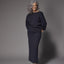 Eleonor elegante maxi jurk - Navy