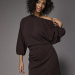 Eleonor cocktailjurk - Brown