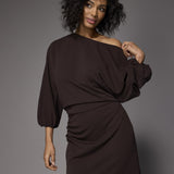 Eleonor cocktailjurk - Brown