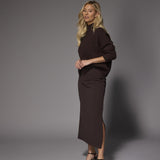 Eleonor aansluitende rok - Brown