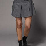Fien plooirok - Grey Checks