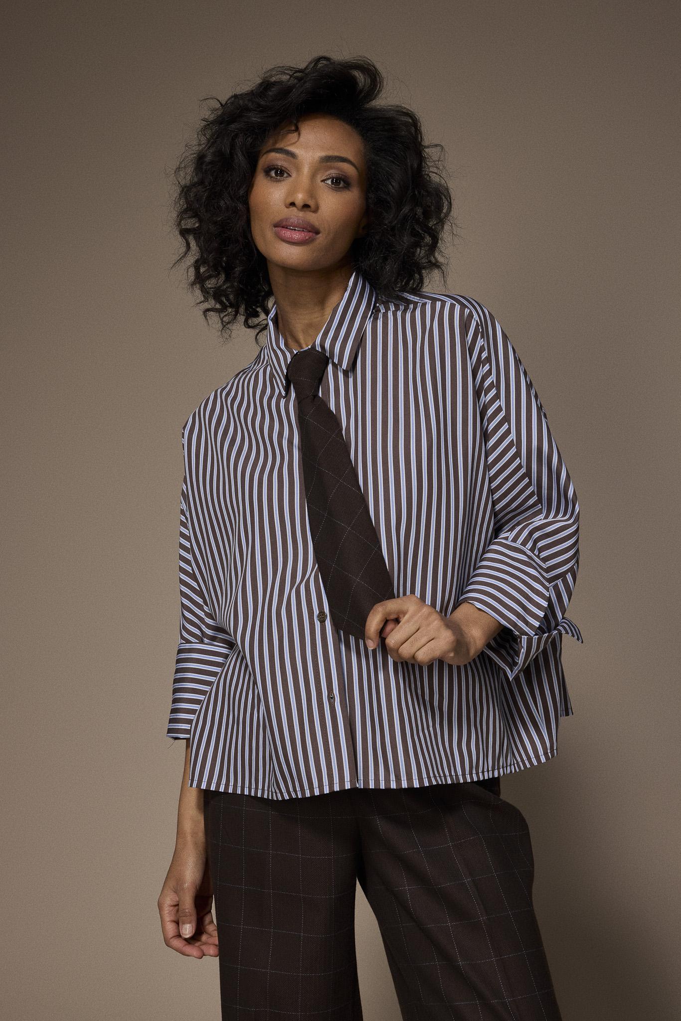 Flynn oversized blouse - Brown