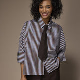 Flynn oversized blouse - Brown