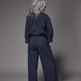 Len straight leg broek - Navy