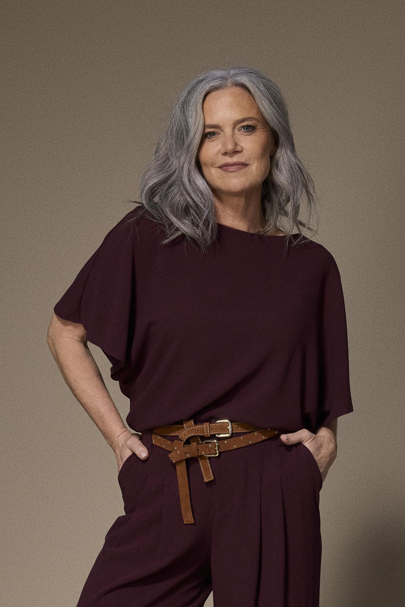 Noor blouse met capemouwen - Plume