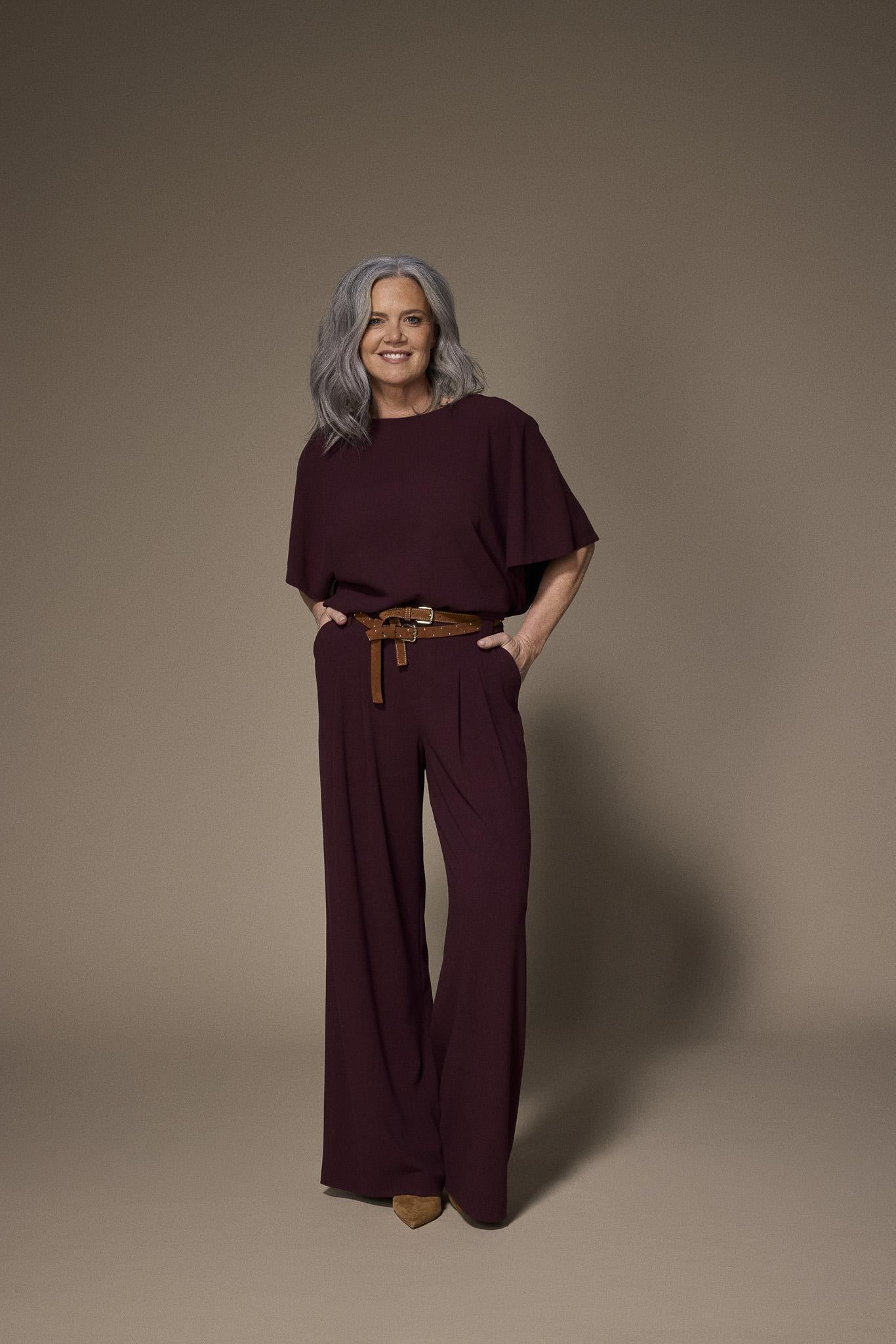 Noor blouse met capemouwen - Plume
