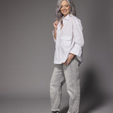 Norabel oversized hemd - White