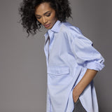 Norabel oversized hemd - Light Blue