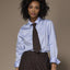 Patty katoenen blouse - Light blue