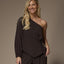 Seli one-shoulder top - Plume