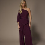 Seli one-shoulder top - Plume