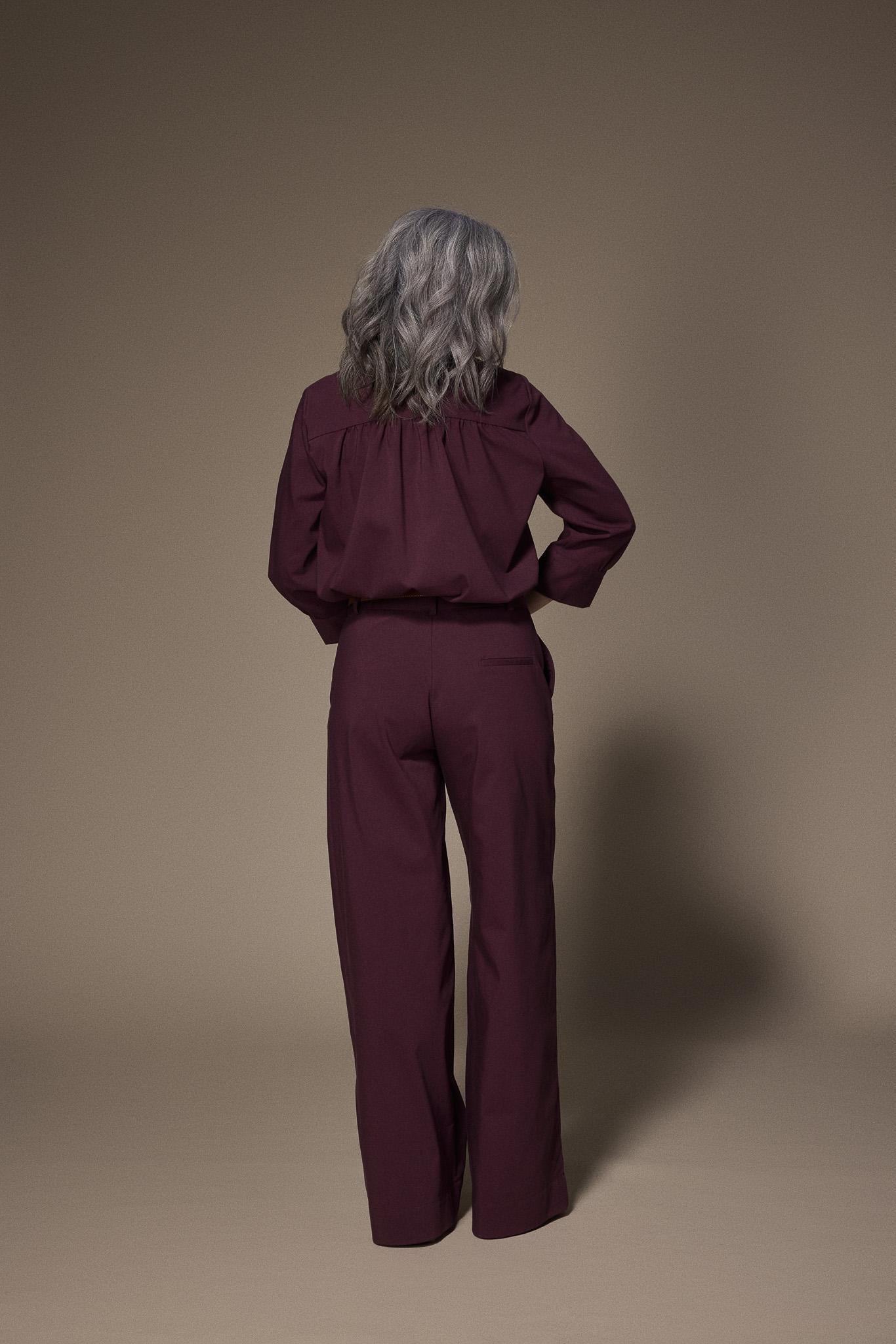 Sienna blouse met afneembare strik - Plume