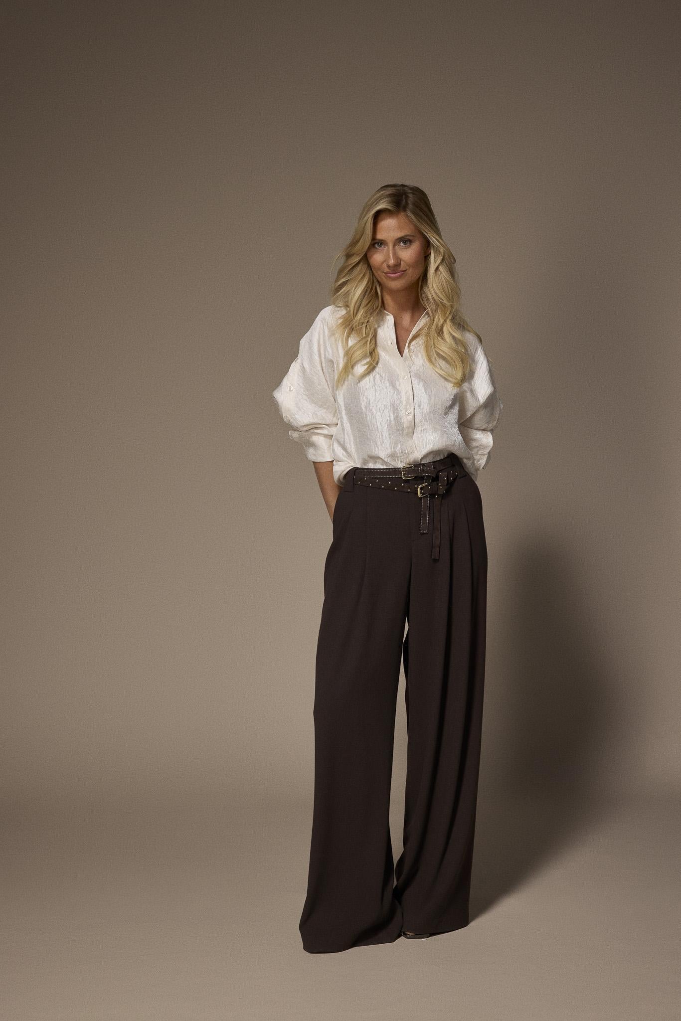 Tino oversized blouse - Creme