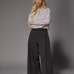Emanu pull met sjaaltje - Grey