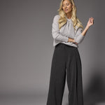 Emanu pull met sjaaltje - Grey