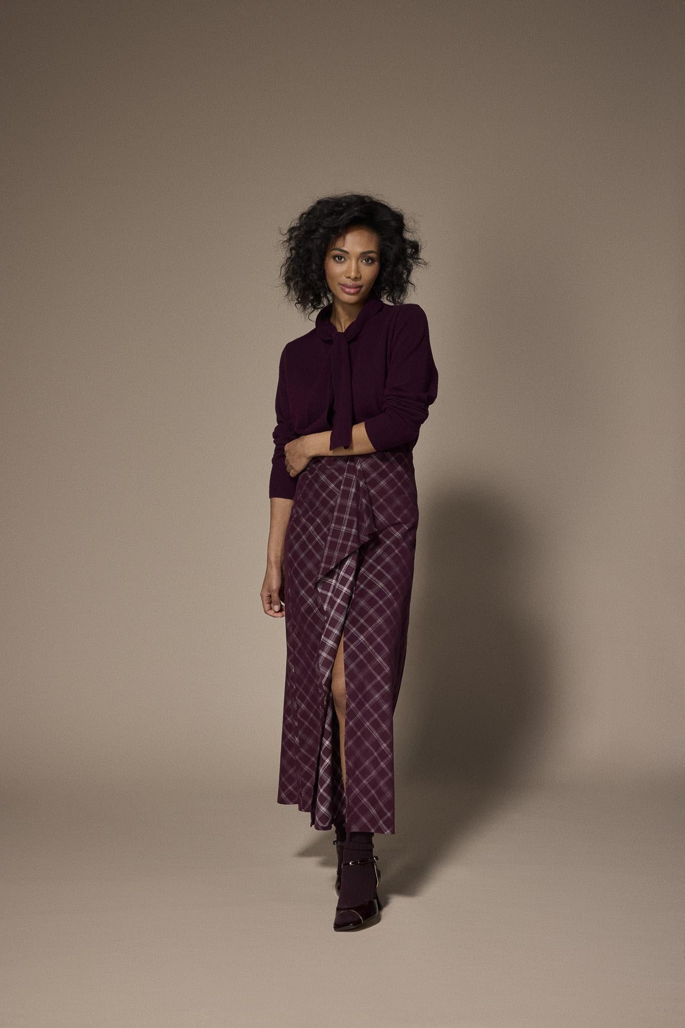 Emanu pull met sjaaltje - Plume