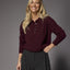 Polain gebreide polo - Burgundy