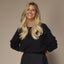 Giga pull met ronde hals - Black