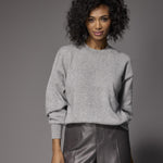 Giga pull met ronde hals - Grey