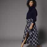 Giga pull met ronde hals - Navy