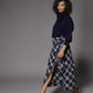 Giga pull met ronde hals - Navy