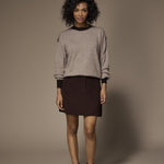 Giga duo pull met ronde hals - Taupe