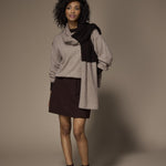 Giga duo pull met ronde hals - Taupe
