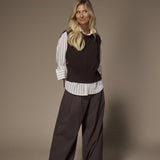 Fem debardeur - Brown