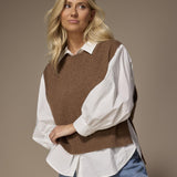 Fem debardeur - Hazelnut brown