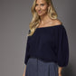 Pila off shoulder pull - Navy