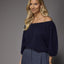 Pila off shoulder pull - Navy