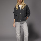Pascal kabel gilet - Anthracite Grey