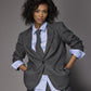 Dean tie - Grey Checks