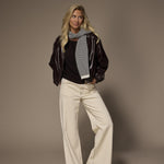 Siya gestreepte sjaal - Brown stripe