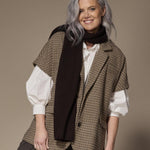 Gimini knitwear scarf - Dark Brown