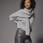 Gimini knitwear scarf - Grey