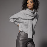 Gimini knitwear scarf - Grey
