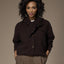 Tini driehoek sjaal - Dark Brown