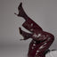 Hazel hak met vierkante top - Burgundy