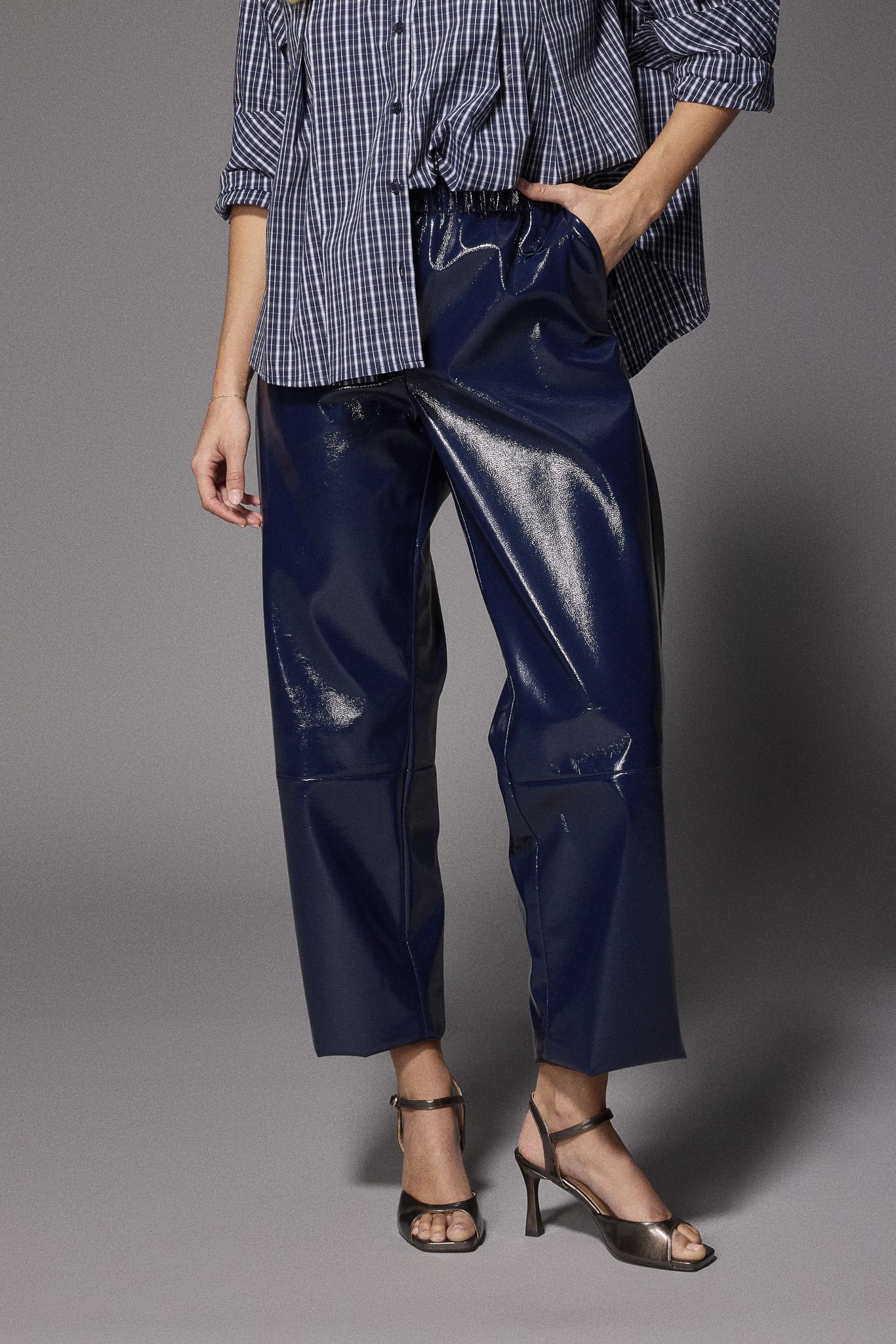 Hazel hak met vierkante top - Shiny Grey