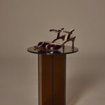 Hazel hak met vierkante top - Burgundy
